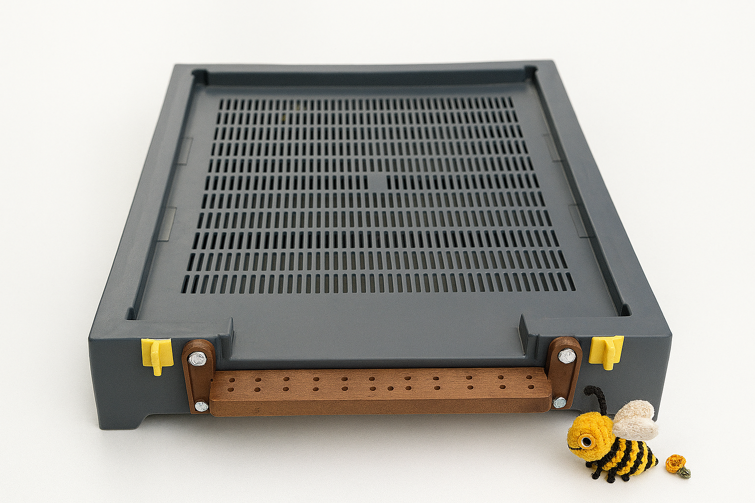 Bodengitter aus PVC mit integrierter Pollenfalle – Für LR- und DB10-Beuten geeignet