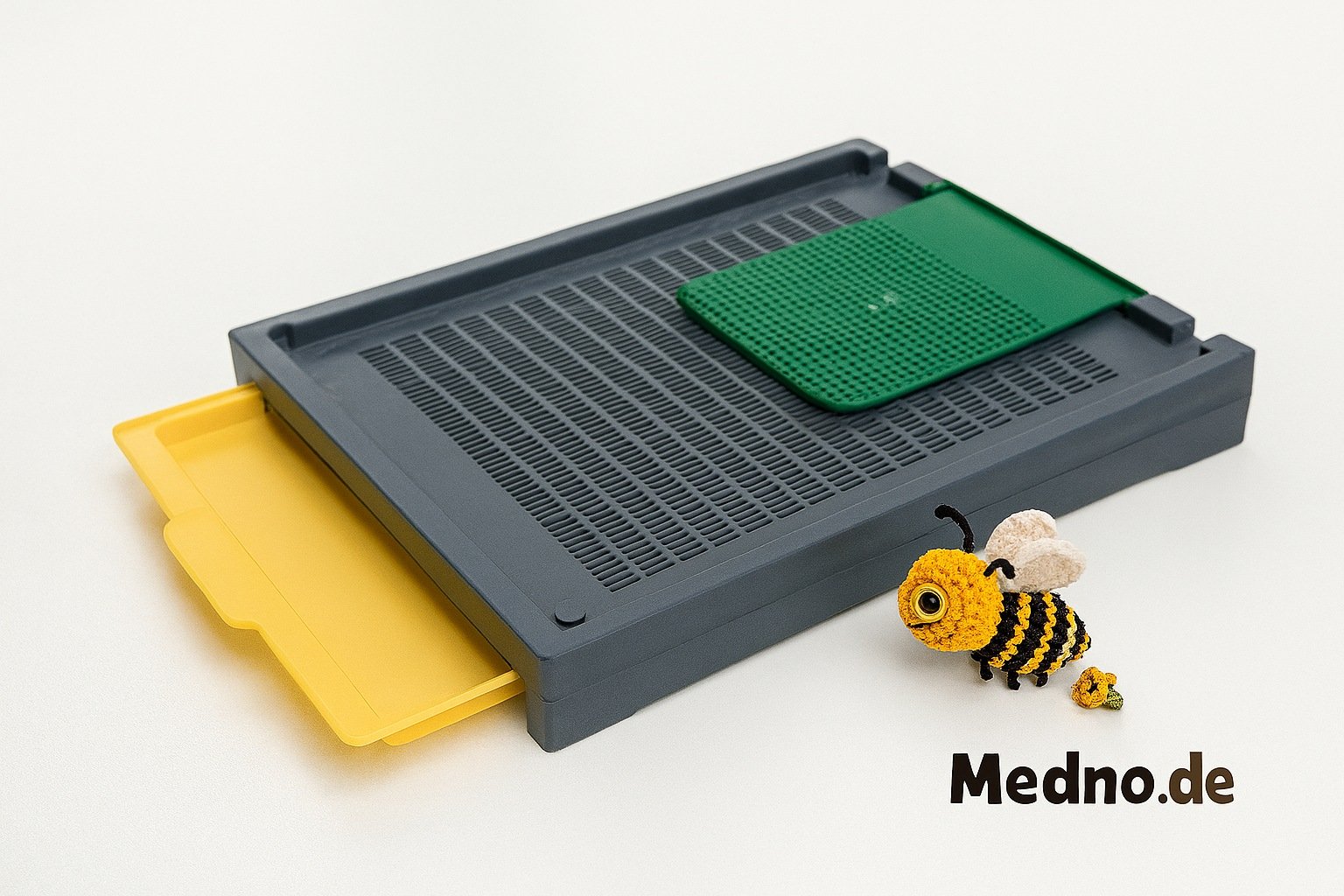 PVC Bodengitter mit Pollenfalle für LR und DB10 – Effiziente Pollensammlung im Bienenstock