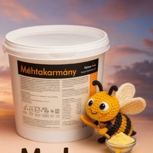 Flasche MyBee Feed – Protein- und Vitaminfutter für Bienen vor weißem Hintergrund