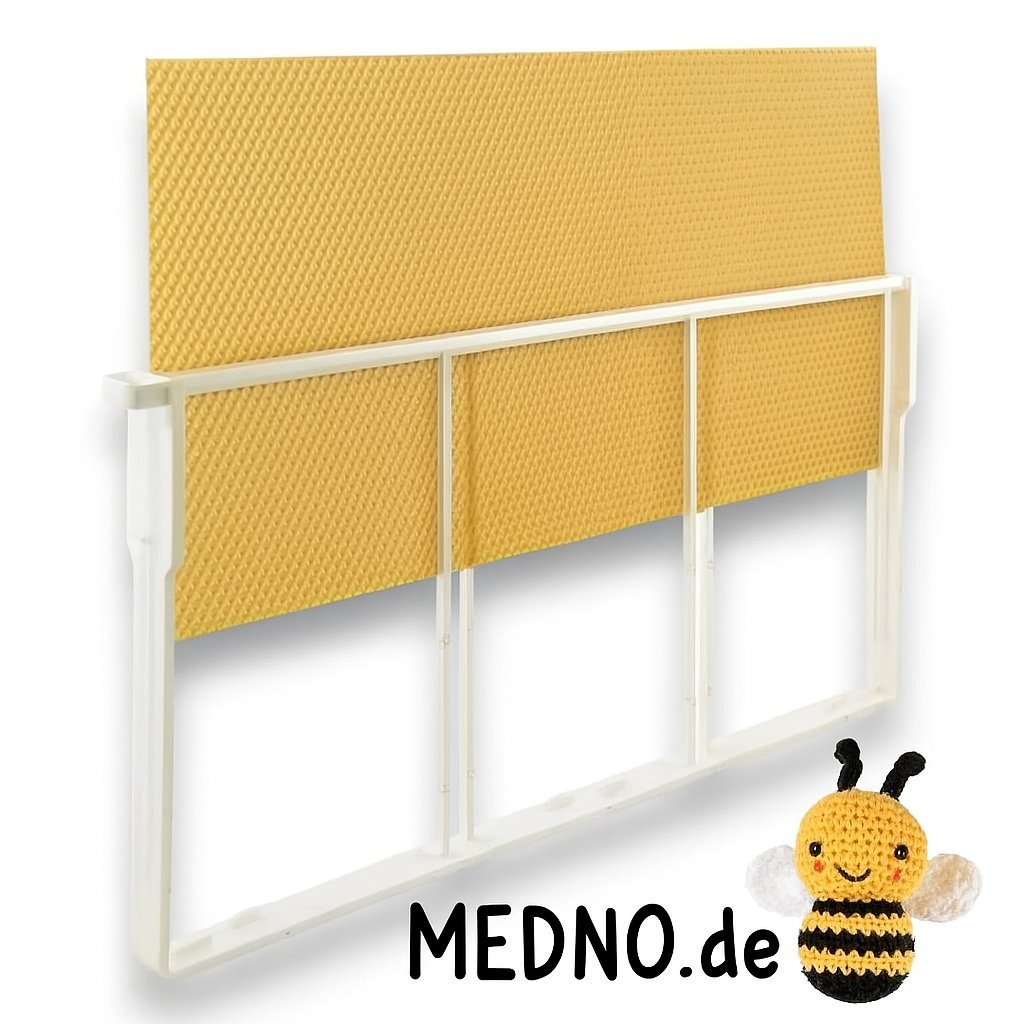 LR Kunststoffrahmen für Wachsmittelwände oder Kunststoffmittelwände – Stabiler Imkerrahmen